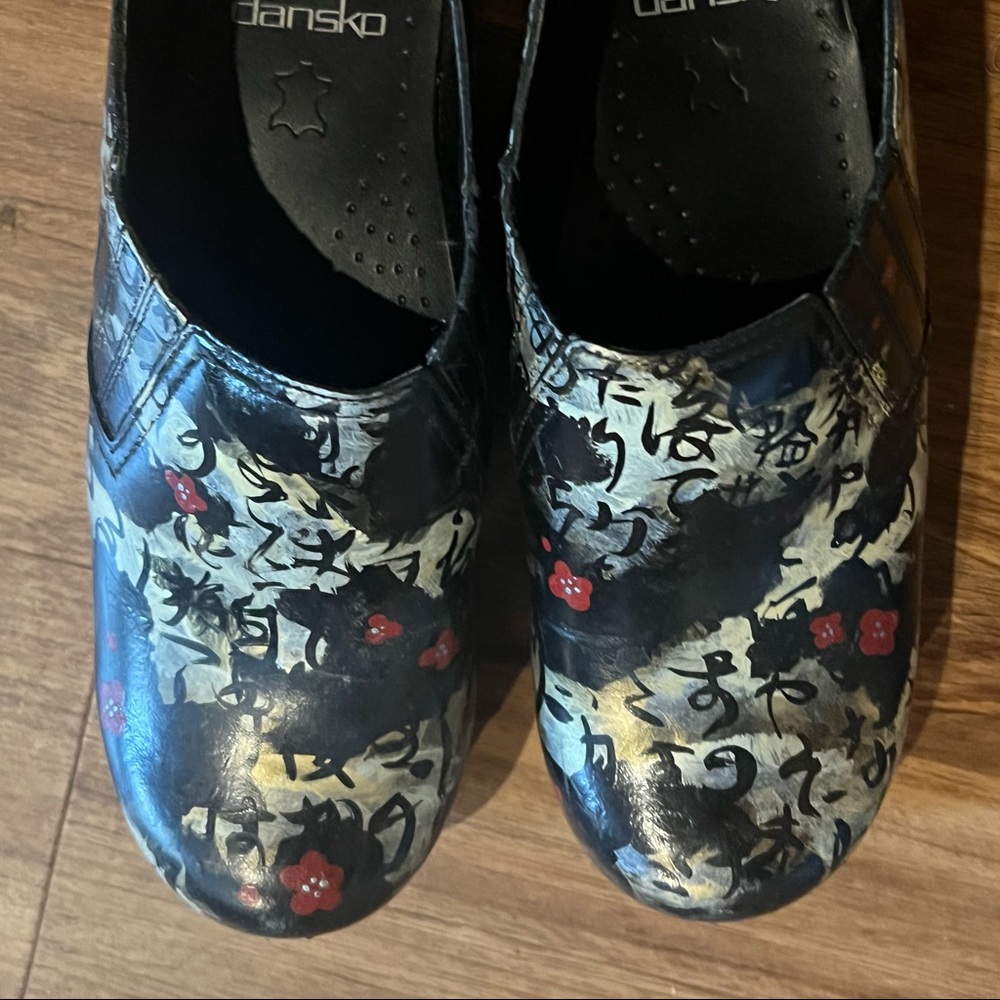 Hand painted Dansko